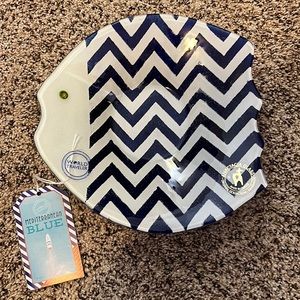 Mediterranean Blue Anactacia Glass Fish Bowl